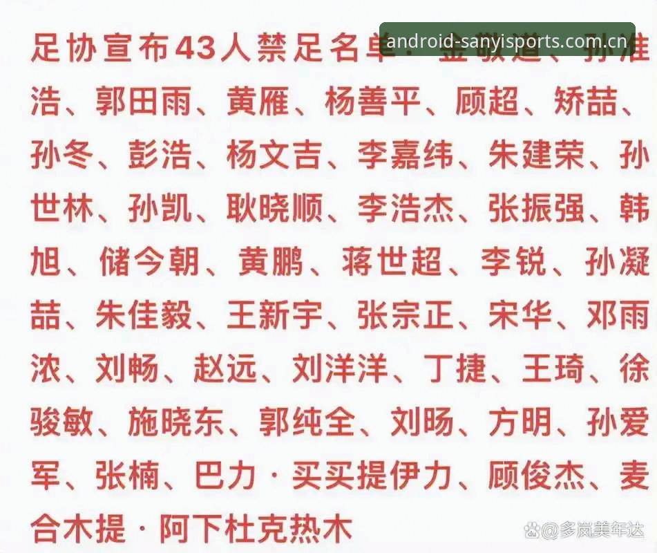 中国足协第三批禁足名单的3大看点：17人终身禁赛背后，足球生态如何重构？